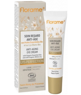 Florame - Soin contour des yeux réparateur anti âge au Lys blanc - 15 ml