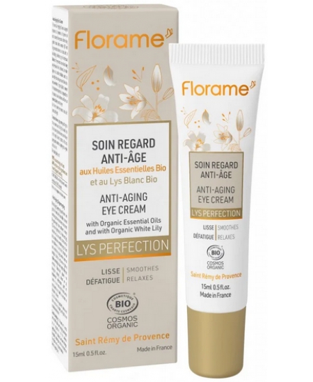 Florame - Soin contour des yeux réparateur anti âge au Lys blanc - 15 ml