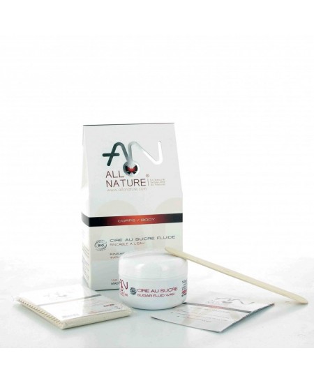 AlloNature - Cire Epilatoire au Sucre Fluide Corps et visage - 140 ml