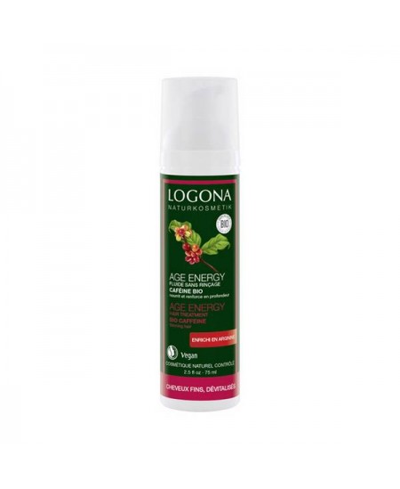 Logona - Fluide sans rinçage Age Energy Caféine - 75 ml Logona - Fluide sans rinçage Age Energy Caféine - 75 ml