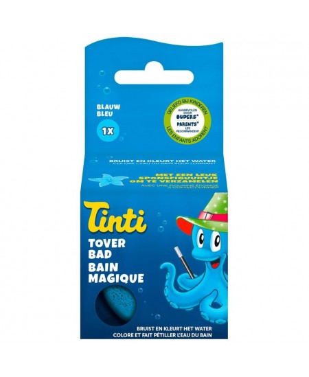 Balle Effervescente Bain Magique Bleue - 40 gr - Tinti