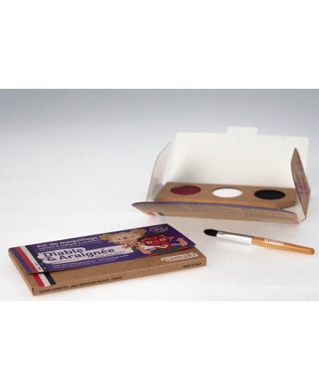 Namaki - Kit maquillage 3 couleurs Diable et Araignée Namaki - Kit maquillage 3 couleurs Diable et Araignée