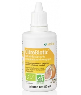 Citrobiotic - Extrait de pépins de Pamplemousse 50 ml bioflavonoides vitamine C Espritphyto