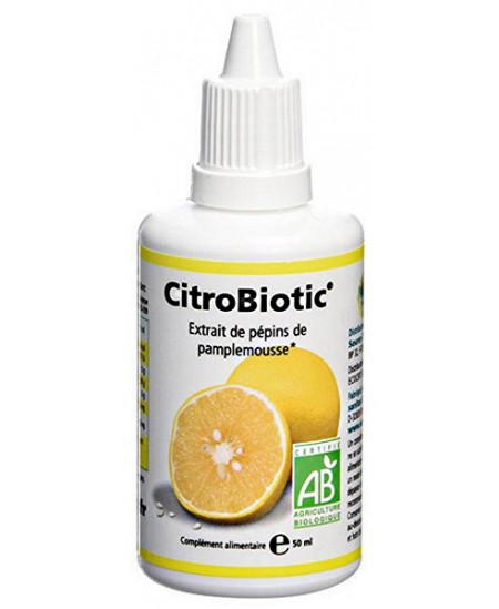 Citrobiotic - Extrait de pépins de Pamplemousse 50 ml Citrobiotic - Extrait de pépins de Pamplemousse 50 ml