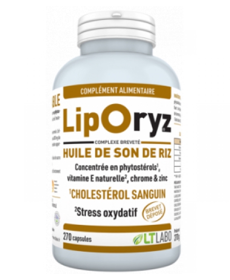 LT Labo - Liporyz Huile de Son de Riz 200 capsules