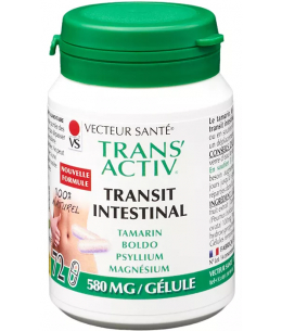 Trans'Activ - 72 gélules végétales - Vecteur Santé tamarin boldo sel d'epsom Espritphyto