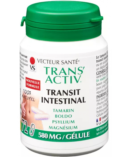 Trans'Activ - 72 gélules végétales - Vecteur Santé tamarin boldo sel d'epsom Espritphyto Trans'Activ - 72 gélules végétales - Vecteur Santé tamarin boldo sel d'epsom Espritphyto