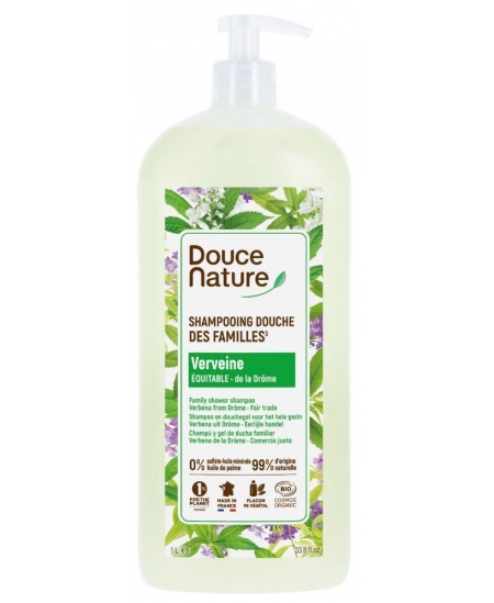 Douce Nature - Shampooing Douche Provence Verveine de la Drôme - 1 L