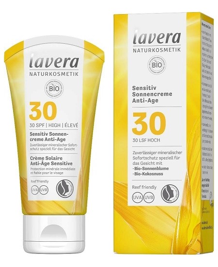 Lavera - Crème Solaire Peaux Sensibles SPF 30 - 50 ml Lavera - Crème Solaire Peaux Sensibles SPF 30 - 50 ml