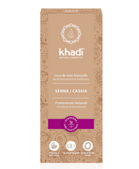 Khadi Coloration végétale Senna / Cassia Henné Neutre 100 gr reflets dorés espritphyto Khadi Coloration végétale Senna / Cassia Henné Neutre 100 gr reflets dorés espritphyto