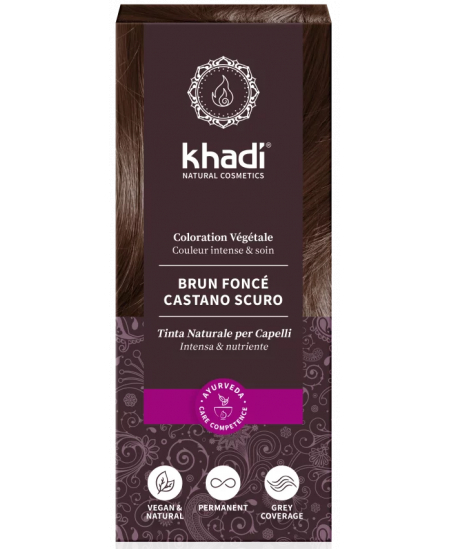 Khadi - Coloration végétale Marron Foncé brun - 100 gr brun espritphyto Khadi - Coloration végétale Marron Foncé brun - 100 gr brun espritphyto