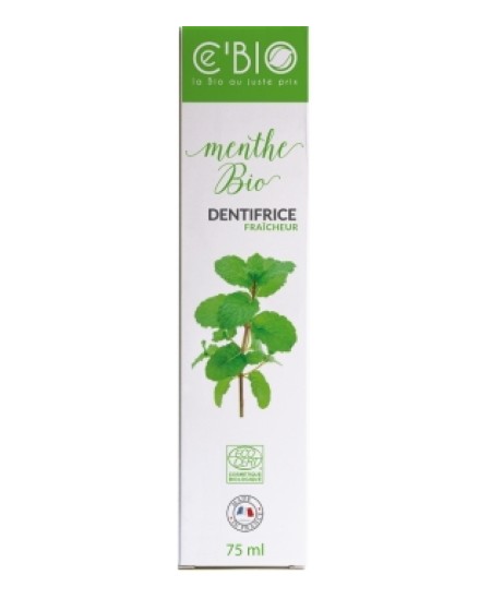 C'Bio - Dentifrice Fraicheur Menthe bio - 75 ml C'Bio - Dentifrice Fraicheur Menthe bio - 75 ml
