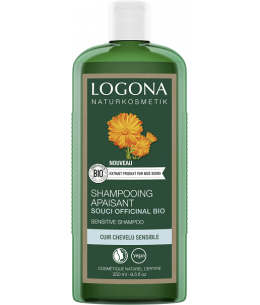 Logona - Shampooing Apaisant au souci officinal bio 250ml cuir chevelu irrité Espritphyto