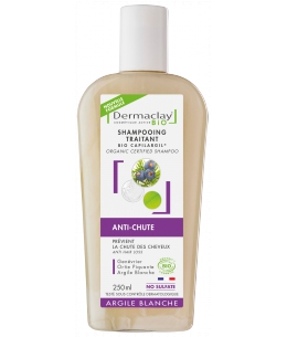 Shampooing antichute, aide à la repousse - 250 ml - Dermaclay espritphyto argile et nutrition