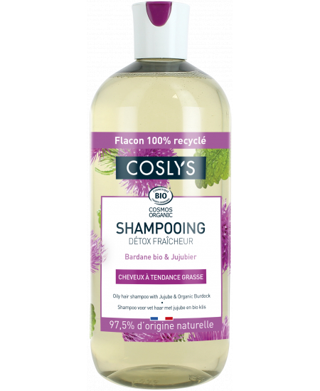 Coslys - Shampoing Detox Fraicheur cheveux à tendance grasse - 500ml bardane Espritphyto Coslys - Shampoing Detox Fraicheur cheveux à tendance grasse - 500ml bardane Espritphyto