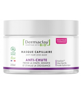 Masque capillaire anti chute bio - 250ml - Dermaclay espritphyto