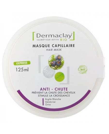 Masque capillaire anti chute bio - 125 ml - Dermaclay espritphyto Masque capillaire anti chute bio - 125 ml - Dermaclay espritphyto