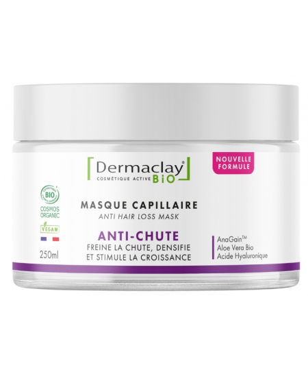 Masque capillaire anti chute bio - 250ml - Dermaclay espritphyto