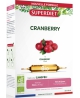 Cranberry Bio - 20 ampoules de 15ml - Super Diet cystite chronique espritphyto