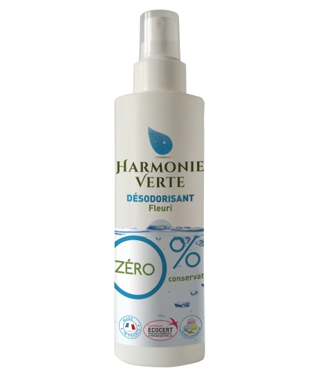 Harmonie Verte - Désodorisant fleuri vaporisateur - 200 ml Harmonie Verte - Désodorisant fleuri vaporisateur - 200 ml