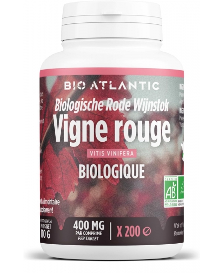 GPH Diffusion - Vigne Rouge bio - 200 Comprimés de 400mg Espritphyto GPH Diffusion - Vigne Rouge bio - 200 Comprimés de 400mg Espritphyto