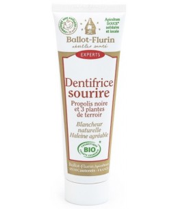 Ballot Flurin - Dentifrice sourire Blancheur naturelle à la Propolis - 50 ml