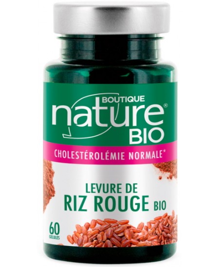 Boutique Nature - Levure De Riz Rouge Bio - 60 Gélules Boutique Nature - Levure De Riz Rouge Bio - 60 Gélules
