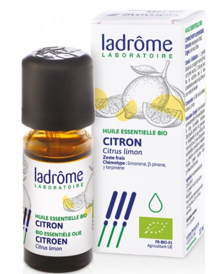Ladrôme - Huile Essentielle Bio - Citron - 10 Ml Ladrôme - Huile Essentielle Bio - Citron - 10 Ml