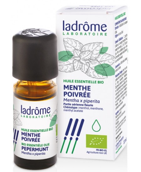 Ladrome - Menthe poivrée Bio - 10 ml huile essentielle espritphyto Ladrome - Menthe poivrée Bio - 10 ml huile essentielle espritphyto