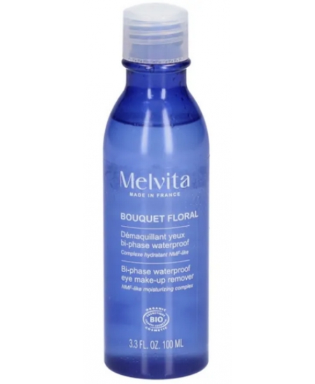 Melvita - Démaquillant yeux biphase waterproof Bouquet Floral Detox 