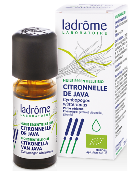 Ladrôme - Huile Essentielle Bio - Citronnelle - 10 Ml