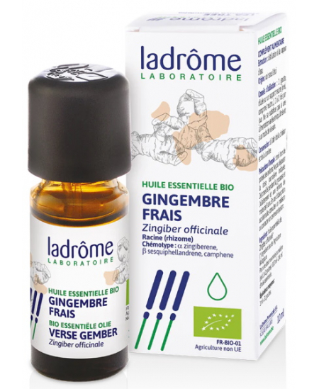 Ladrome - huile essentielle de Gingembre - 10 ml Ladrome - huile essentielle de Gingembre - 10 ml