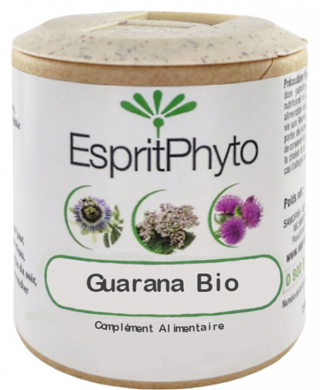 EspritPhyto - Guarana bio - 90 gélules EspritPhyto - Guarana bio - 90 gélules