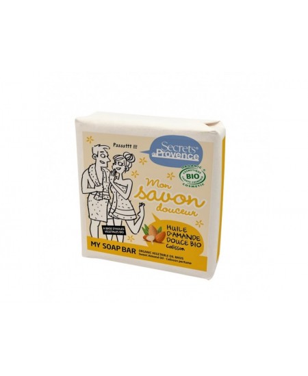 Secrets De Provence - Mon savon douceur huile d'amande douce Parfum Calisson - 100 gr Secrets De Provence - Mon savon douceur huile d'amande douce Parfum Calisson - 100 gr