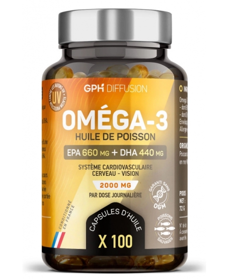 GPH Diffusion - Omega 3 - 100 capsules GPH Diffusion - Omega 3 - 100 capsules
