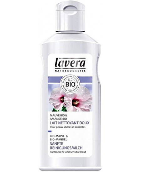 Lait nettoyant doux Mauve et Amande bio 125 ml Lavera lait démaquillant Espritphyto Lait nettoyant doux Mauve et Amande bio 125 ml Lavera lait démaquillant Espritphyto