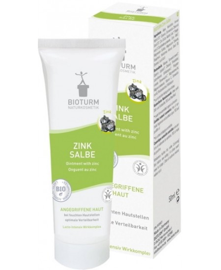 Onguent au zinc 50 ml Bioturm zones irritées et rougies Espritphyto oxyde de zinc crème Onguent au zinc 50 ml Bioturm zones irritées et rougies Espritphyto oxyde de zinc crème
