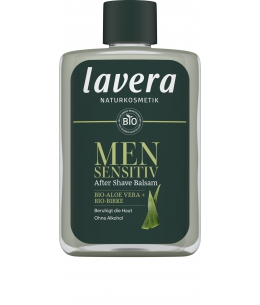 Lavera Baume après rasage apaisant Men Sensitiv Aloe et Bambou 50 ml anti rougeurs Espritphyto