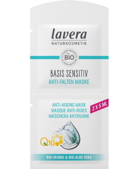 Masque Jojoba Aloe vera Q10 BASIS 10 ml Lavera anti-âge Espritphyto