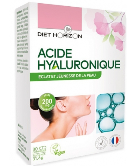 Diet Horizon - Acide Hyaluronique 200mg - 30 comprimés Diet Horizon - Acide Hyaluronique 200mg - 30 comprimés