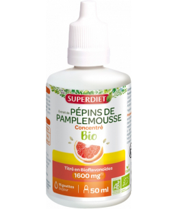 Extrait de Pépins de Pamplemousse 1600mg - 50 ml Super Diet défenses naturelles Espritphyto