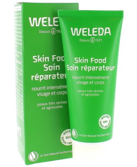 Weleda - Skin food Soin réparateur peaux très sèches agressées 75ml peaux abîmées et sèches Espritphyto