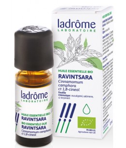 Huile essentielle de Ravintsara Bio 10 ml Ladrome Spécial refroidissements Espritphyto