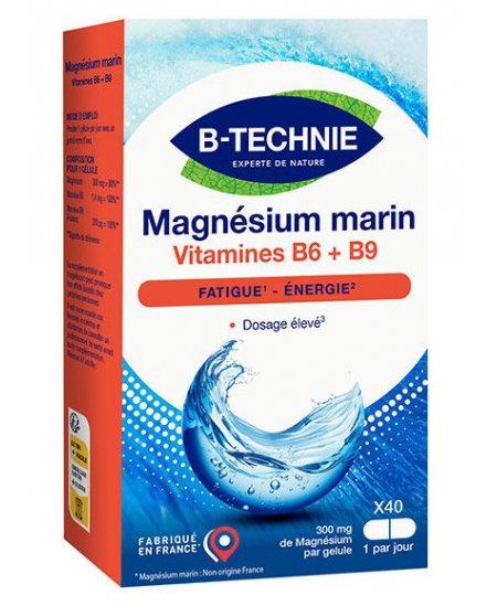 Biotechnie - Magnesium Marin B6 Biotechnie - 100 gélules Biotechnie - Magnesium Marin B6 Biotechnie - 100 gélules