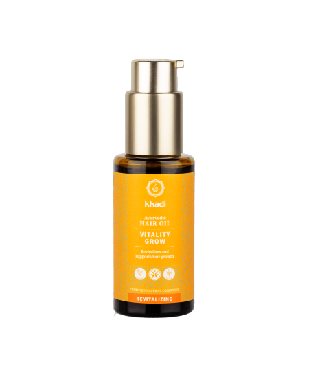 Khadi - Huile capillaire Vitality Grow - 50 ml Khadi - Huile capillaire Vitality Grow - 50 ml