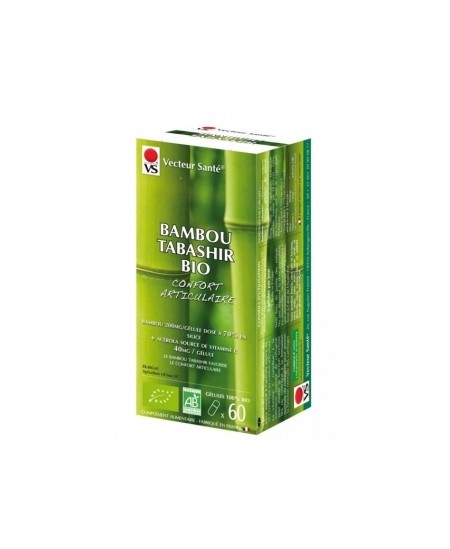 Vecteur Sante - Bambou tabashir bio 120 gélules Vecteur Sante - Bambou tabashir bio 120 gélules