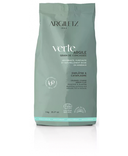Argiletz - Argile Verte Concassée 1 kg Argiletz - Argile Verte Concassée 1 kg