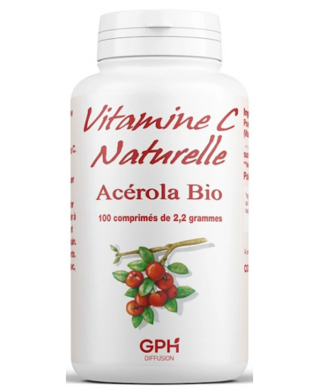 GPH Diffusion - Acérola 1000 Bio 100 comprimés Espritphyto GPH Diffusion - Acérola 1000 Bio 100 comprimés Espritphyto
