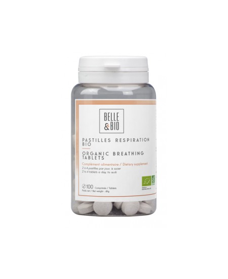 Belle et Bio - 100 Pastilles Respiration aux Huiles essentielles  100 pastilles