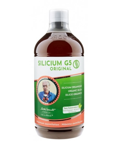 Silicium G5 original liquide - 1000 ml méthylsilanol Espritphyto usage externe Silicium G5 original liquide - 1000 ml méthylsilanol Espritphyto usage externe